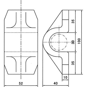 フェリーフック Φ25 信和自動車工業