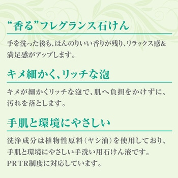 シャボネットフォーミングハンドソープ グリーンアップル SARAYA(サラヤ)