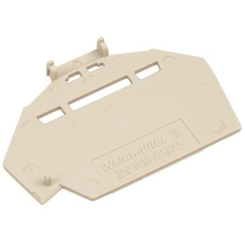 Weidmuller ヒューズ端子台 1610840000 Z， エンドカバー for use with 端子台 ワイドミュラー