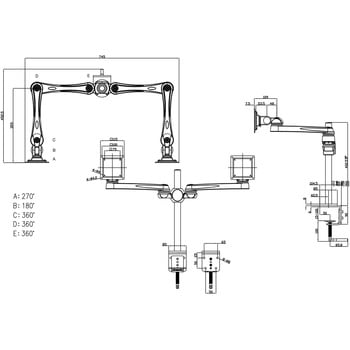 水平多関節アーム MODERNSOLID(ウィンテクノ)