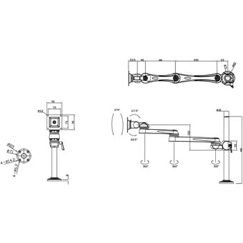 水平多関節アーム MODERNSOLID(ウィンテクノ)