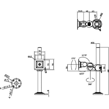 水平多関節アーム MODERNSOLID(ウィンテクノ)
