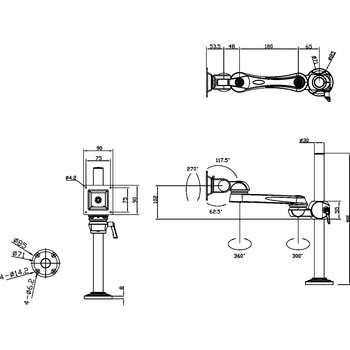 水平多関節アーム MODERNSOLID(ウィンテクノ)