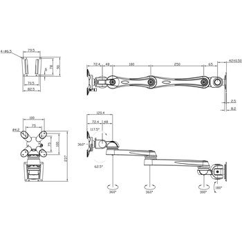 水平多関節アーム - MODERNSOLID(ウィンテクノ)