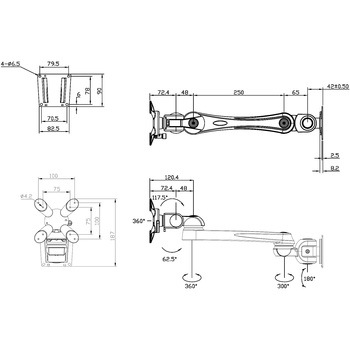 水平多関節アーム - MODERNSOLID(ウィンテクノ)