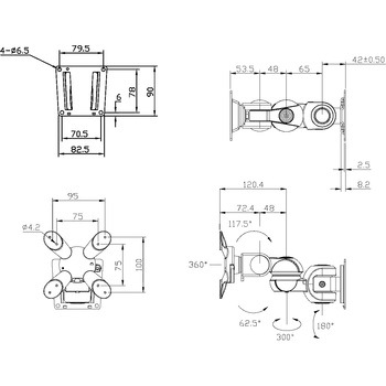 水平多関節アーム - MODERNSOLID(ウィンテクノ)
