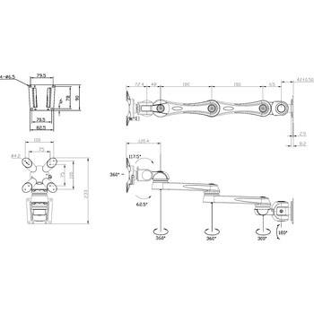 水平多関節アーム - MODERNSOLID(ウィンテクノ)