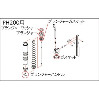 高圧グリスガンPH200用 ガスケット TRUSCO