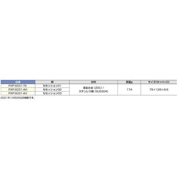 PXP-SC01-AH スイッチ・コンセントプレート セセッションシリーズ 1個