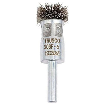 フラワー型ブラシ(軸径6mm) TRUSCO