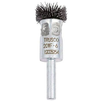 フラワー型ブラシ(軸径6mm) TRUSCO