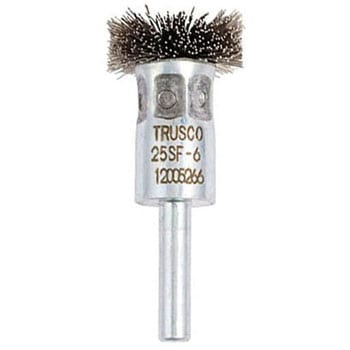 フラワー型ブラシ(軸径6mm) TRUSCO
