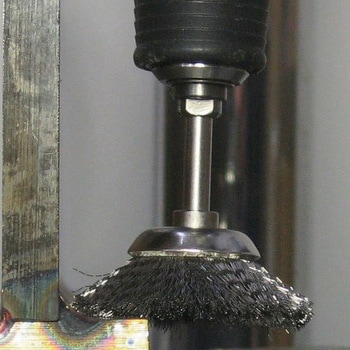 ベベル型ブラシ(軸径3mm・外径15mm) TRUSCO
