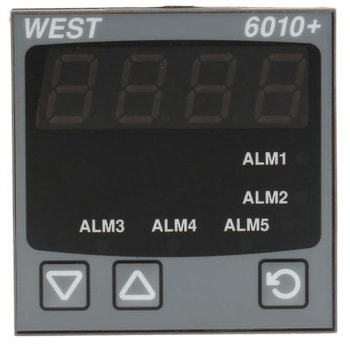 West Instruments デジタルパネルメータ LED 45 x 45 mm 6010シリーズ WEST INSTRUMENTS