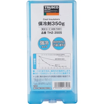 Thz 350s 保冷剤 強冷タイプ Trusco 350g Thz 350s 1個 通販モノタロウ