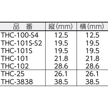 THC-25 結束バンド固定具 粘着シート付 1袋(100個) TRUSCO 【通販