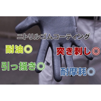 ニトリル背抜き手袋 パワーグラブZERO トワロン(TOWA/東和コーポレーション)