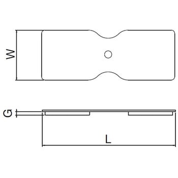 耐震金具F形 シロクマ