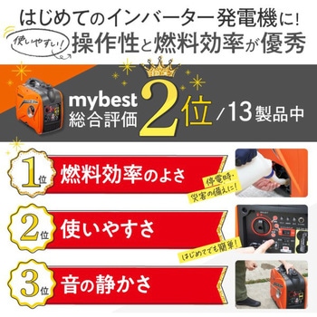 インバーター発電機 1．6KVA 工進