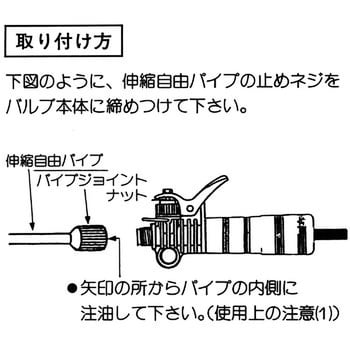 ダイヤスプレープレッシャー式噴霧器用伸縮ノズル