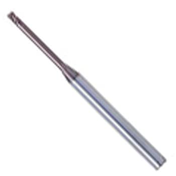無限コーティング深リブ用エンドミル(ロングネックエンドミル)(4枚刃)-MHR430 NS(日進工具)