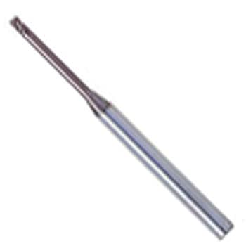 無限コーティング深リブ用エンドミル(ロングネックエンドミル)(4枚刃)-MHR430 NS(日進工具)