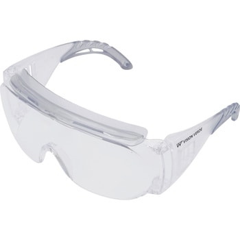 VS-301H 一眼型保護メガネ オーバーグラス(耐薬品) ミドリ安全 クリア
