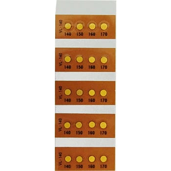 真空用サーモラベル VL4点表示 日油技研工業 示温ラベル 【通販