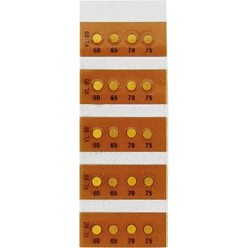 VL-60 真空用サーモラベル VL4点表示 1箱(10枚) 日油技研工業 【通販