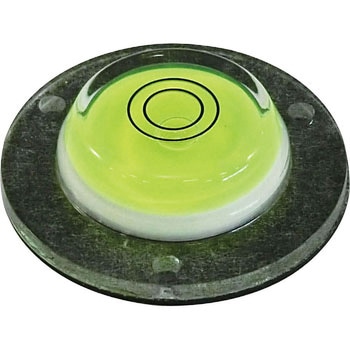 つば付丸型気泡管(磁石付) エビス(水平器)