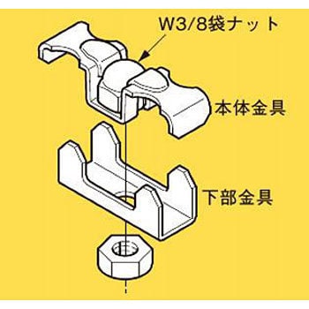 軽量床板材用吊りボルト支持金具