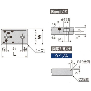 オイレス♯500F SL1 ウェアプレート オイレス工業