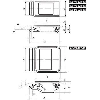 A3(40・50・99) スライドラッチ NBK(鍋屋バイテック会社)