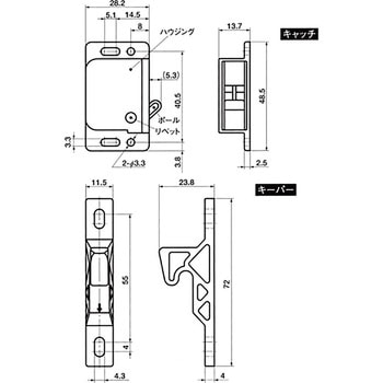 C3 グラバードアキャッチ NBK(鍋屋バイテック会社)