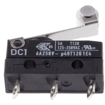 DC1C-A1RB ZF マイクロスイッチ ショートローラーレバー SPDT-NO / NC ZF CHERRY 49076783