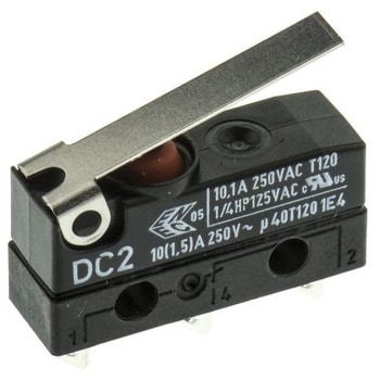 ZF マイクロスイッチ ヒンジレバー SPDT-NO / NC ZF