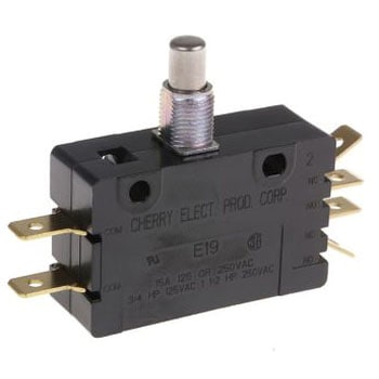 ZF マイクロスイッチ ボタン DPDT-NO / NC ZF