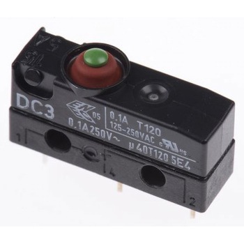 ZF マイクロスイッチ ボタン SPDT-NO / NC ZF