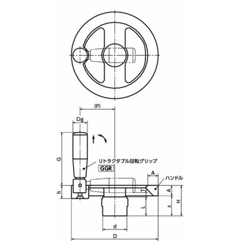 HSN 2スポークハンドル NBK(鍋屋バイテック会社)