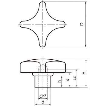 KJW・KJR 十字ノブ NBK(鍋屋バイテック会社)
