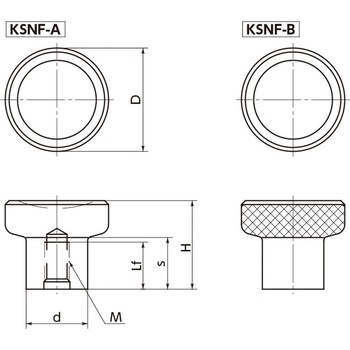 KSNF メタルスモールノブ NBK(鍋屋バイテック会社)