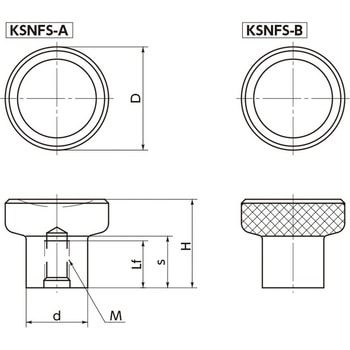 KSNF メタルスモールノブ NBK(鍋屋バイテック会社)
