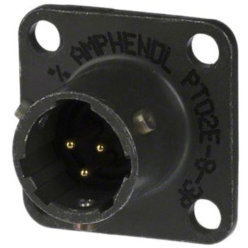 アンフェノール MIL規格丸型コネクタ PT， シリーズ AMPHENOL