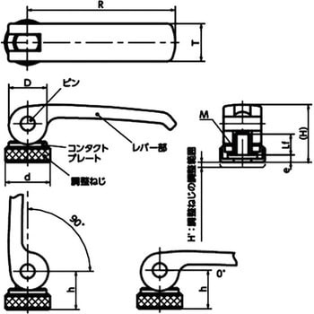 LWAF カムレバー(めねじ) NBK(鍋屋バイテック会社)