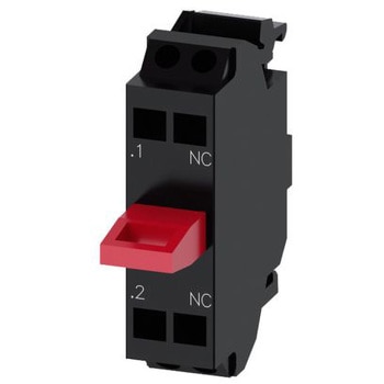 コンタクトブロック 1NC 5 → 500 V ac/dc ケージクランプターミナル Siemens SIEMENS