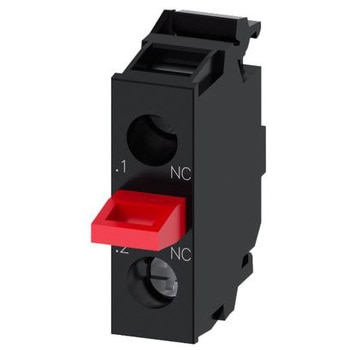 コンタクトブロック 1NC 5 → 500 V ac/dc ねじターミナル Siemens SIEMENS