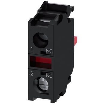 コンタクトブロック 1NC 5 → 500 V ac/dc ねじターミナル Siemens SIEMENS