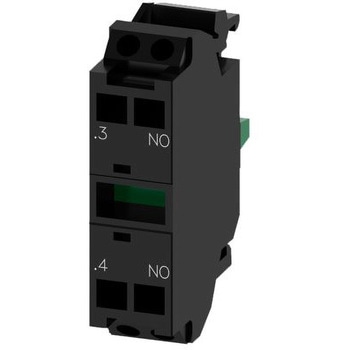 コンタクトブロック 1NO 5 → 500 V ac/dc ケージクランプターミナル Siemens SIEMENS