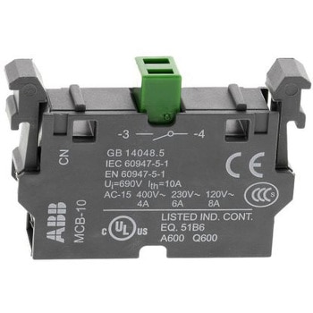 コンタクトブロック 1NO ABB ABB
