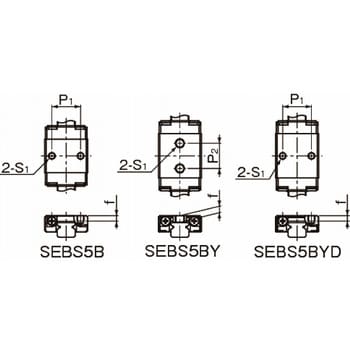 SEBS5BY1-55 SEBS-5B ミニチュアスライドガイド 1個 日本ベアリング(NB